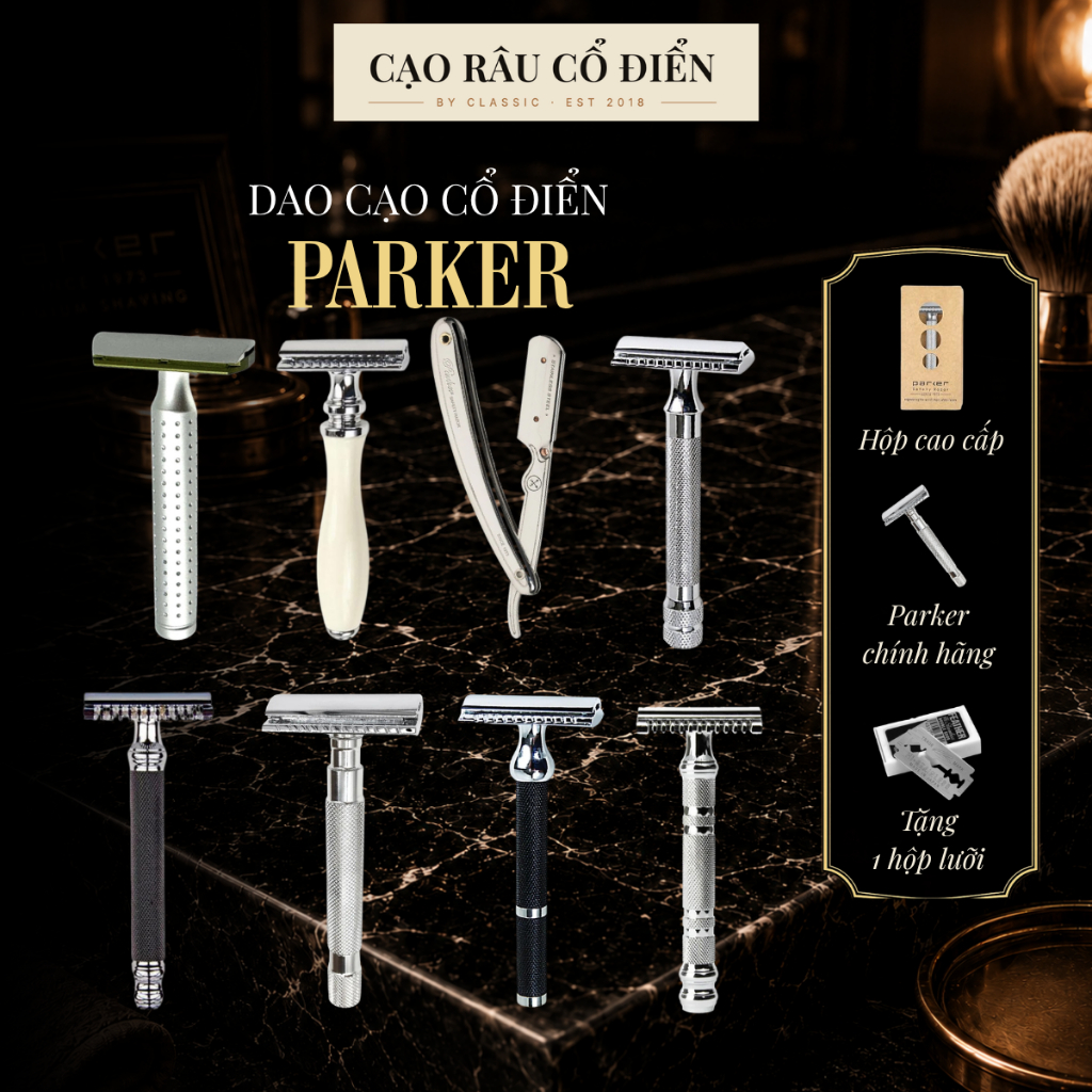 Dao Cạo Râu Parker Shaving Razor
