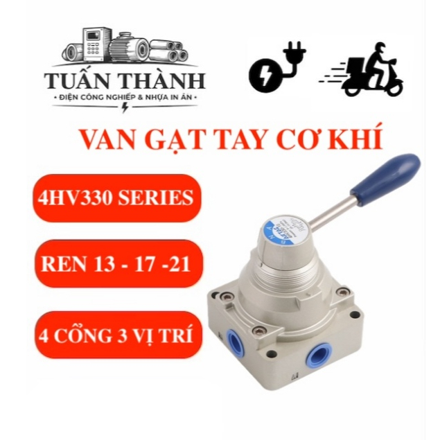 [LOẠI TỐT] Van Cơ Khí Gạt Tay Ren 17 4HV330-10