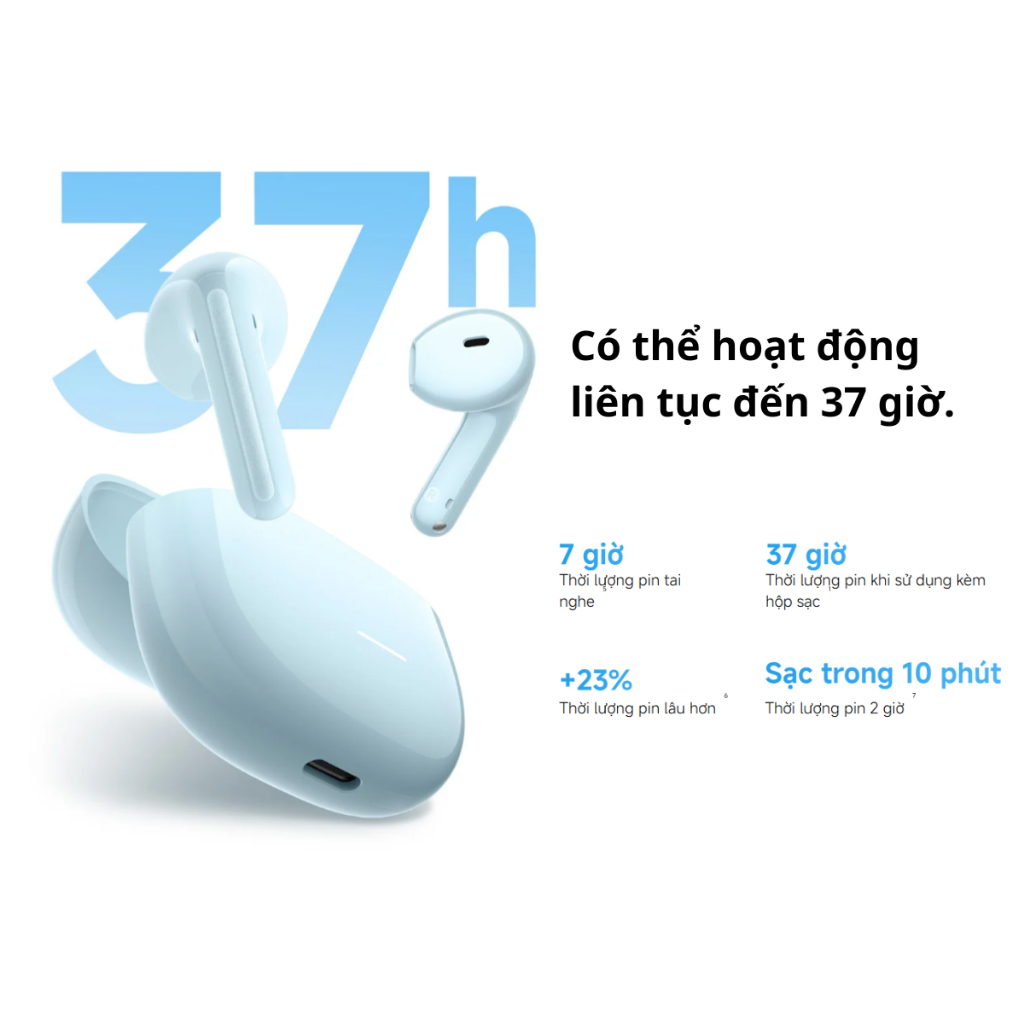Tai nghe bluetooth XIAOMI Redmi Buds 8 Active pin tới 7 giờ - Bảo hành 12 Tháng | BigBuy360 - bigbuy360.vn