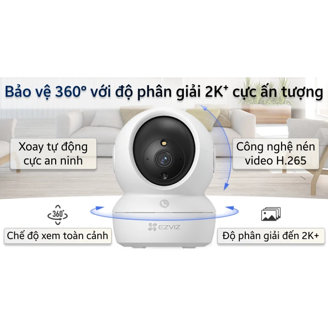 Camera IP EZVIZ H6C Pro 2K 3MP