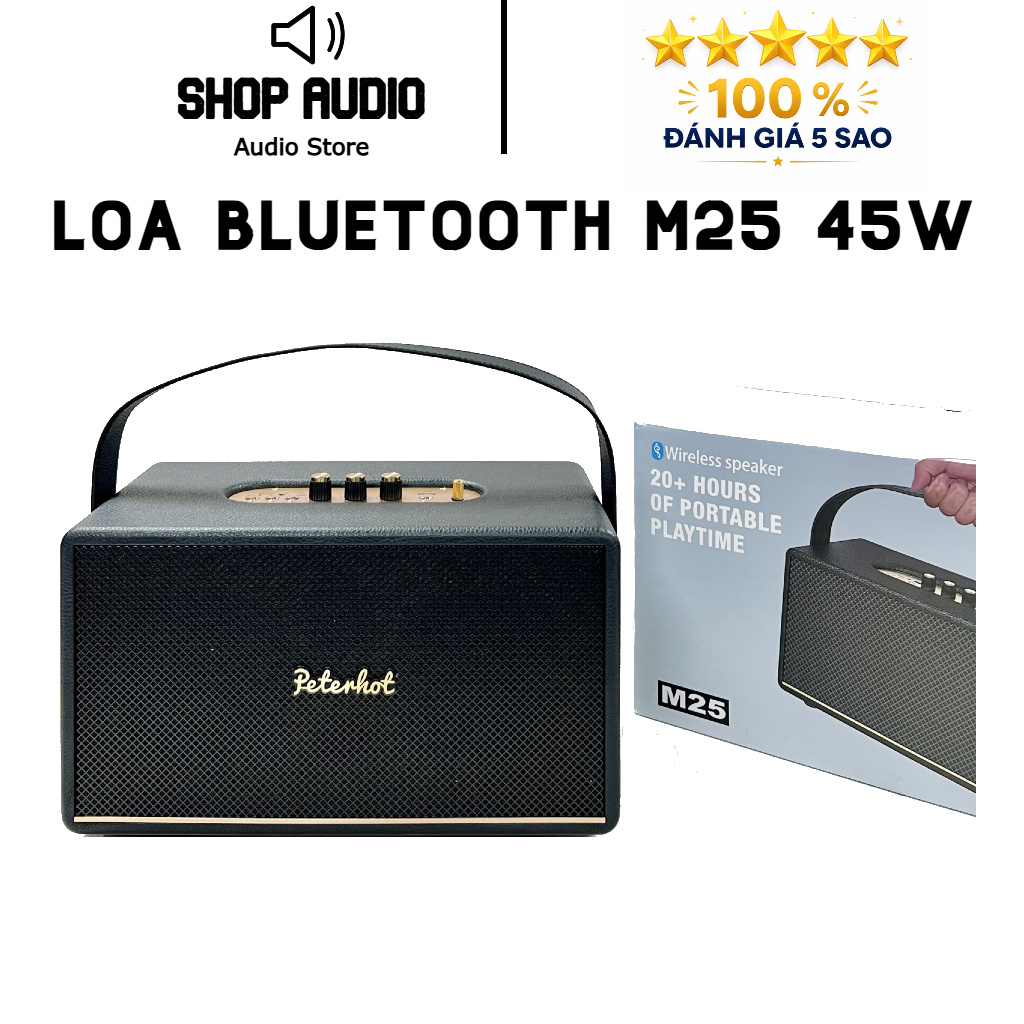 Loa Bluetooth M25 Bass Mạnh Âm Thanh Lớn Bluetooth 5.2 Pin Trâu Thiết Kế Đẹp Giá Tốt. Loa M25 Công S