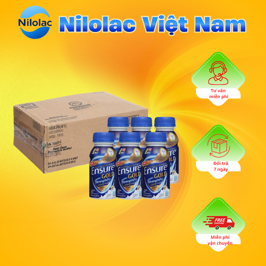 Sữa dinh dưỡng Ensure Gold Abbott - 1 Thùng 24 Chai