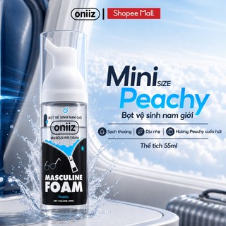 Minisize | Bọt Vệ Sinh Nam Giới Oniiz 55ml- Dung Dịch Vệ Sinh Nam Tạo Bọt, Kháng Khuẩn, Khử Mùi, Hương Cocktail Lôi Cuốn