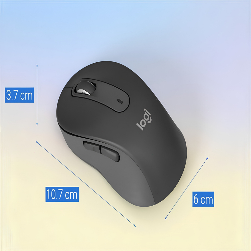 CHUỘT KHÔNG DÂY ERGONOMIC SIGNATURE M650L (SIZE L) Kết Nối Bluetooh, USB Recever - TẶNG PIN,  BẢO HÀNH 12 THÁNG | BigBuy360 - bigbuy360.vn