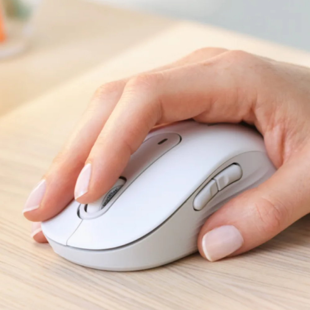 CHUỘT KHÔNG DÂY ERGONOMIC SIGNATURE M650L (SIZE L) Kết Nối Bluetooh, USB Recever - TẶNG PIN,  BẢO HÀNH 12 THÁNG | BigBuy360 - bigbuy360.vn