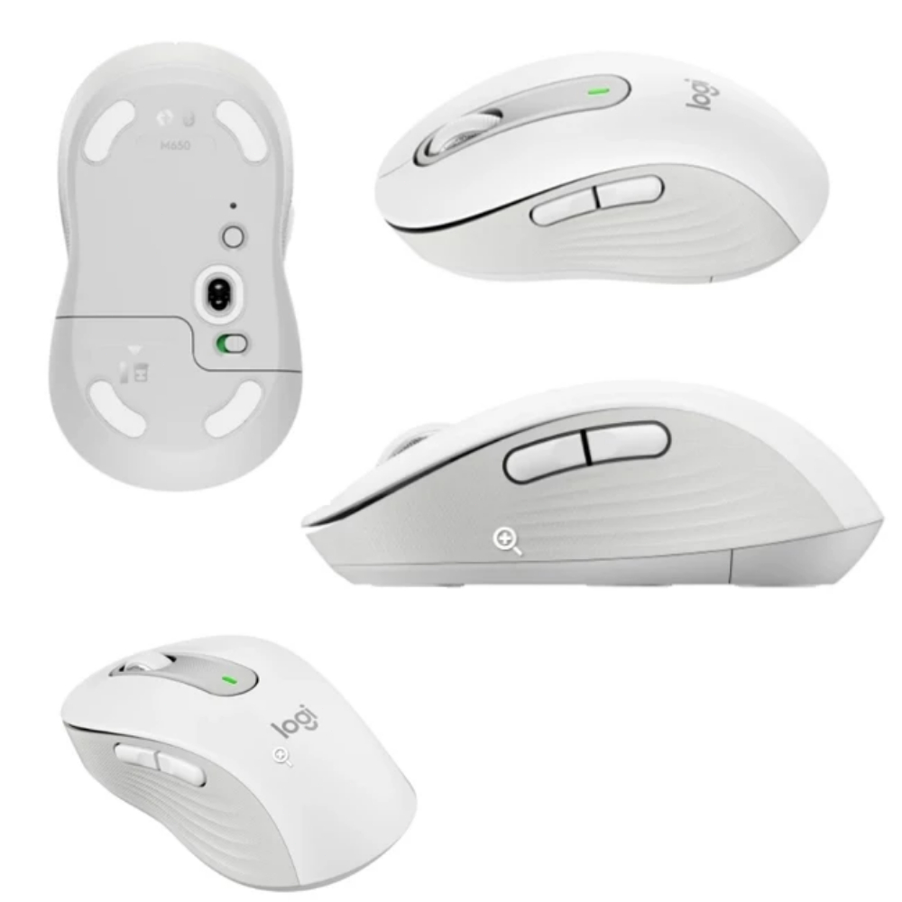 CHUỘT KHÔNG DÂY ERGONOMIC SIGNATURE M650L (SIZE L) Kết Nối Bluetooh, USB Recever - TẶNG PIN,  BẢO HÀNH 12 THÁNG | BigBuy360 - bigbuy360.vn