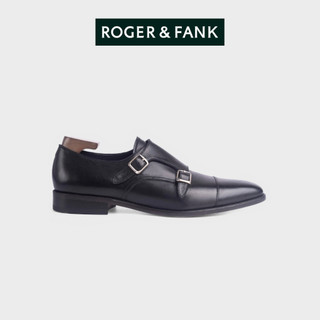 Giày da cao cấp double monk-strap ROGER & FANK