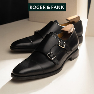 Giày da cao cấp double monk-strap ROGER & FANK