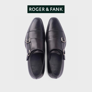 Giày da cao cấp double monk-strap ROGER & FANK