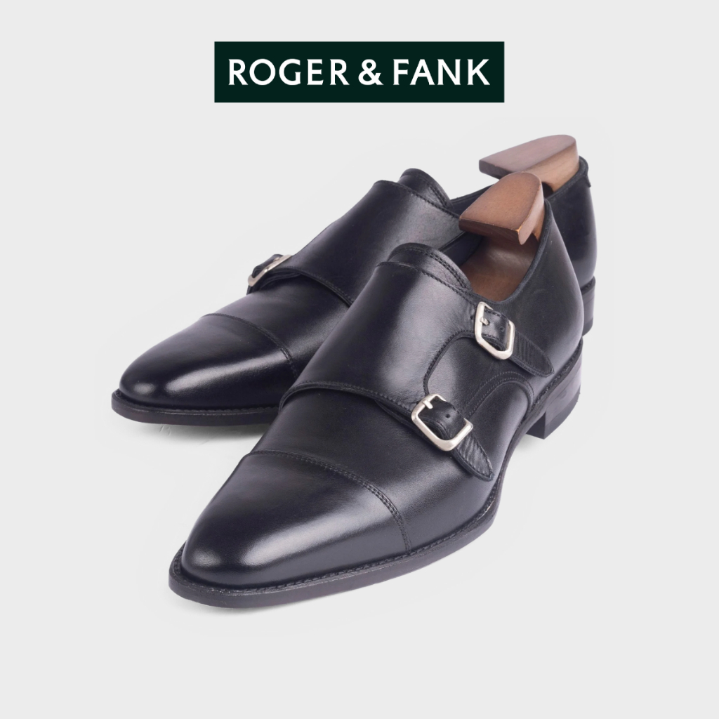 Giày da cao cấp double monk-strap ROGER & FANK