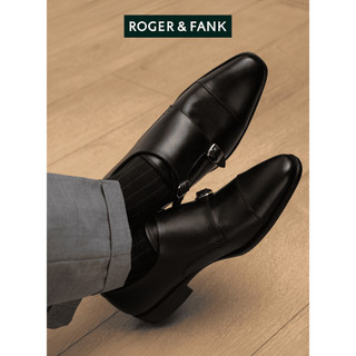 Giày da cao cấp double monk-strap ROGER & FANK