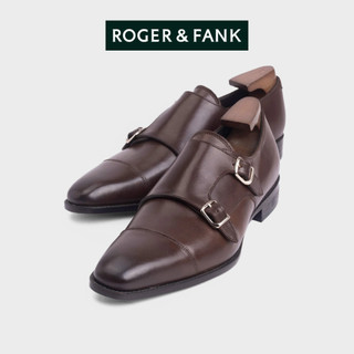 Giày da cao cấp double monk-strap ROGER & FANK