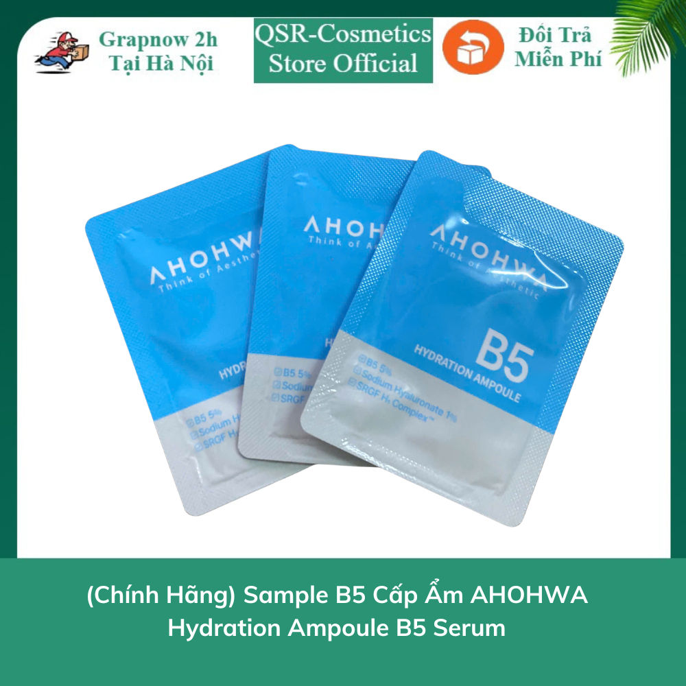 (Chính Hãng) Sample B5 Cấp Ẩm AHOHWA Hydration Ampoule B5 Serum