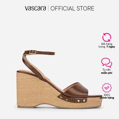 Vascara Giày Sandals Platform Đế Xuồng - SDX 0452