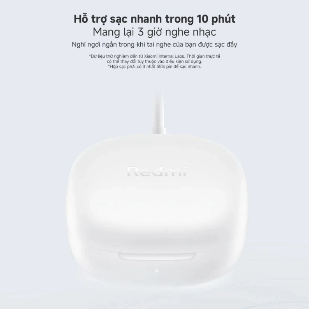 Tai nghe bluetooth XIAOMI Redmi Buds 6 Play pin tới 7.5 giờ - Bảo hành 12 Tháng | BigBuy360 - bigbuy360.vn