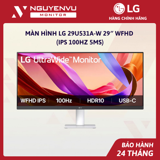 [Full Vat] Màn Hình LG 29U531A-W 29″ (WFHD/IPS/100Hz/5ms) - Bảo Hành 2 Năm