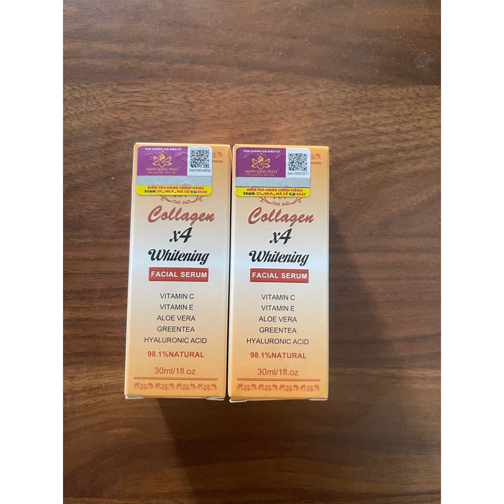 (ảnh thật, chính hãng) Serum dưỡng trắng da collagen plus vit E 701