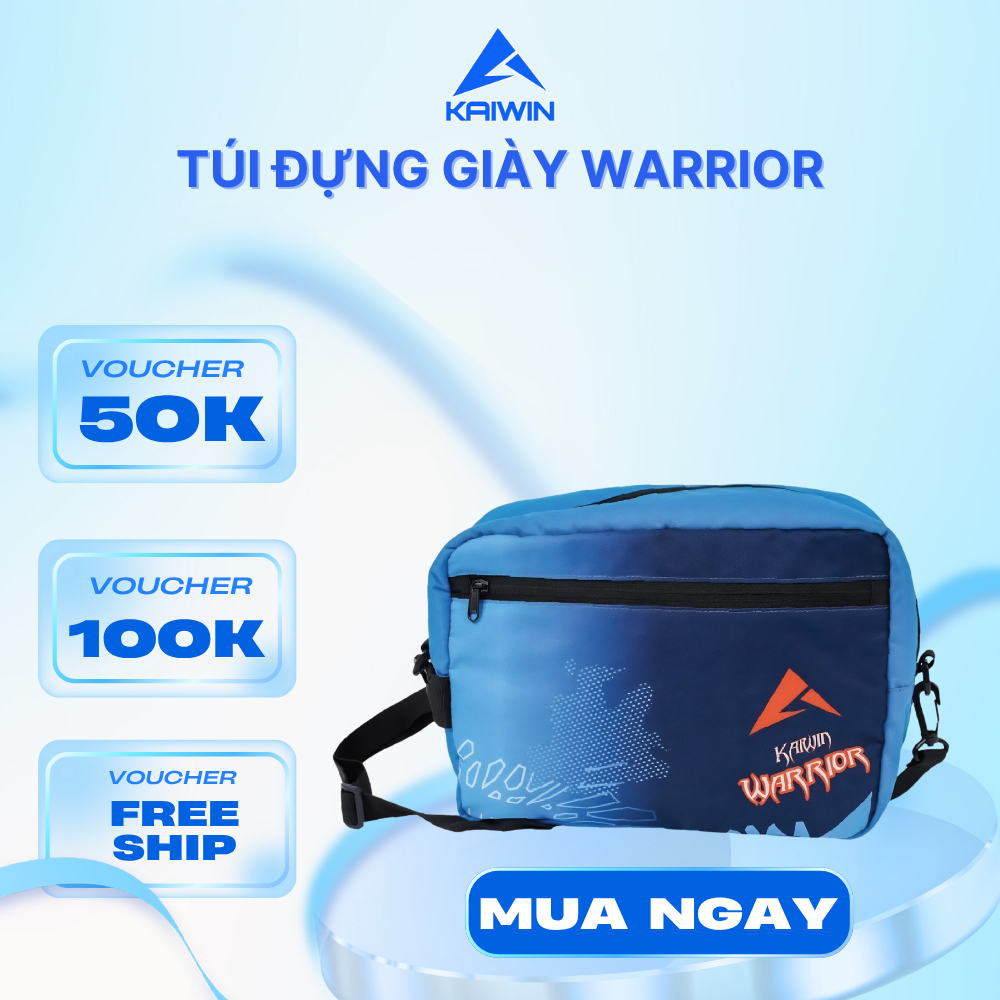 Túi Giày Kaiwin Warrior Cao Cấp Chống Thấm Nước Thích Hợp Đi Tập Gym, Chơi Thể Thao, Bóng Đá Thương 