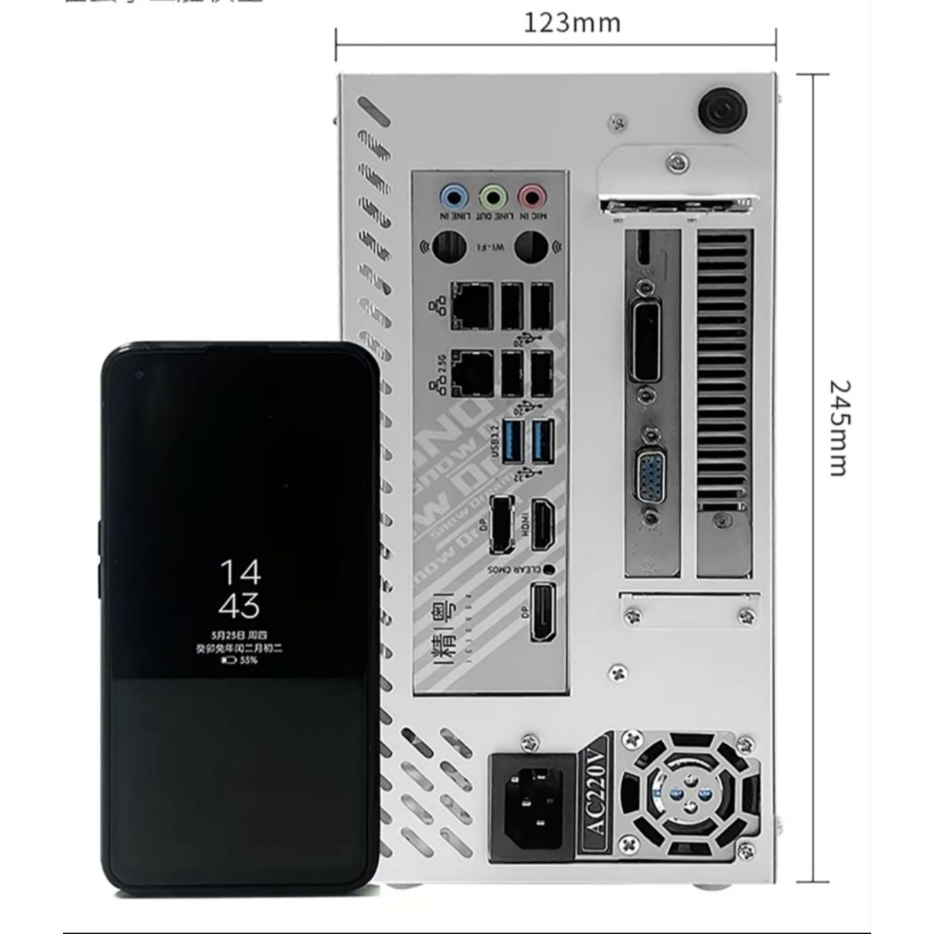 Vỏ case itx mini , mini pc dùng nguồn flex