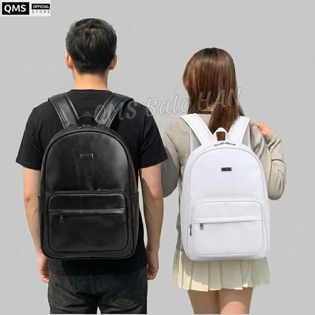 Balo QMS Brand - Boxy backpack túi hộp, balo form cứng cáp chống nước, chống xước đựng laptop
