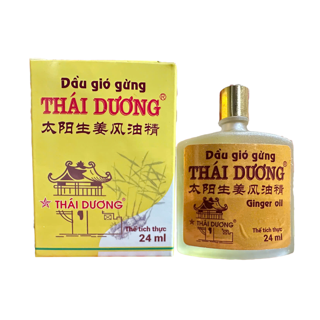 dầu gừng thái dương 6ml - dầu gió gừng 24ml