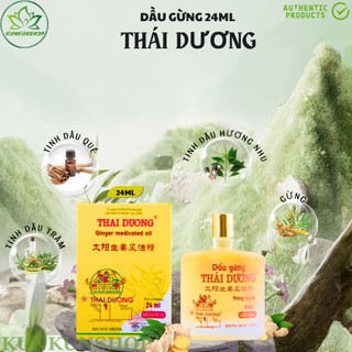 dầu gừng thái dương 6ml - dầu gió gừng 24ml