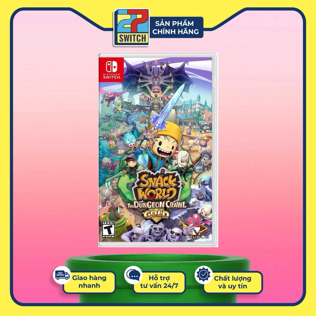 Băng Game SNACK WORLD: THE DUNGEON CRAWL — GOLD Nintendo Switch