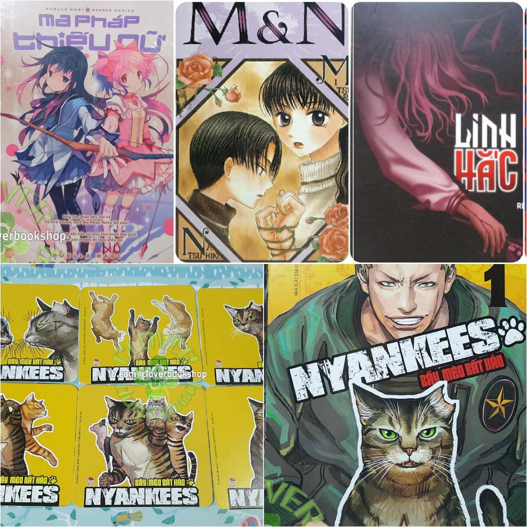 Full bookmark - Nyankees Bầy mèo bất hảo, Boxset Ma Pháp Thiếu Nữ Madoka Magica, Chân dung M&N, Nhàn