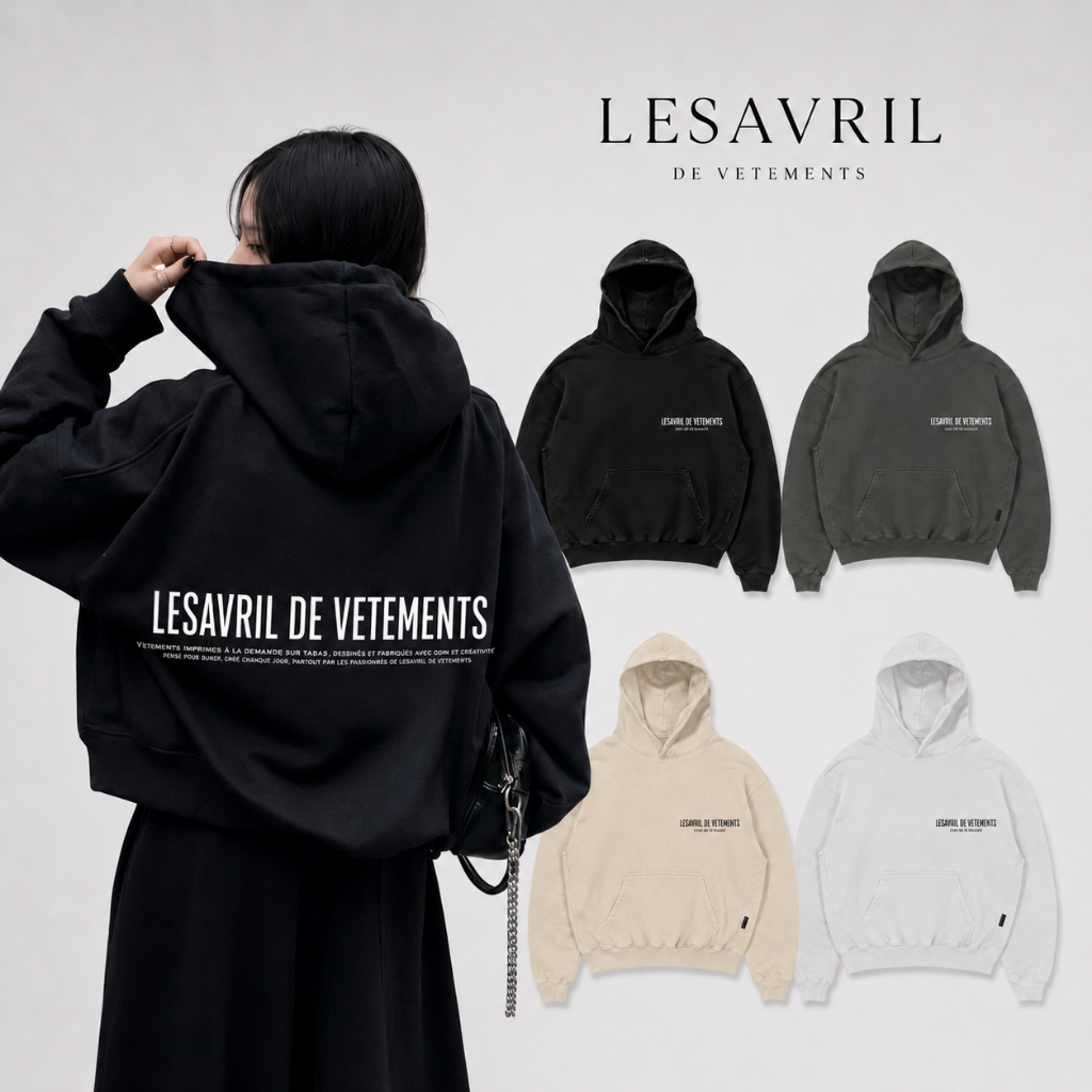 Áo Khoác Nỉ Essentiel Hoodie - Lesavril de Vetements