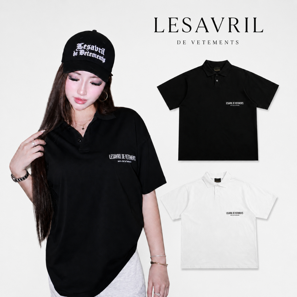 Áo Thun Cổ Trụ Essentiel Polo Shirt - Lesavril de Vetements