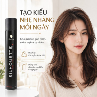Gôm Xịt Tóc Nam Silhouette 420ml Tạo Kiểu Giữ Nếp Tóc Nam Nữ Chuẩn Salon