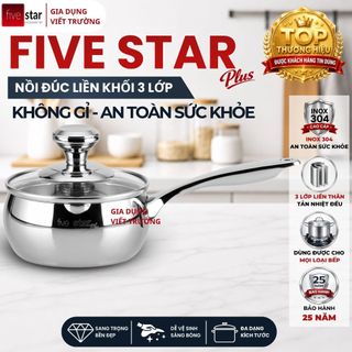 Quánh Táo Bầu Fivestar Plus 3 Lớp Inox 304 Liền Khối Hàng Chính Hãng