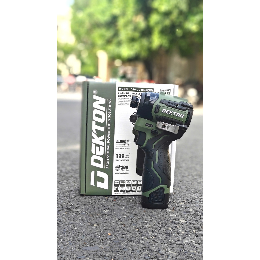 THÂN MÁY CHUYÊN VÍT 16.8V DEKTON D16-CV180PRO - BRUSHLESS / 180N.M / GEN PRO 3 - HÀNG CHÍNH HÃNG