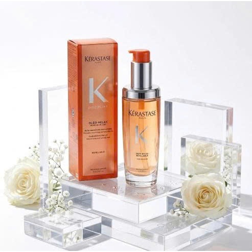 Oil Kerastase Oleo relax dưỡng siêu mượt vào nếp 75ml