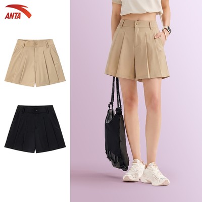 ANTA Nữ Group Purchase Quần short len Knitted Shorts 1625E8317