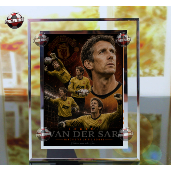 KHUNG POSTER EDWIN VAN DER SAR BẰNG KÍNH PHA LÊ CAO CẤP