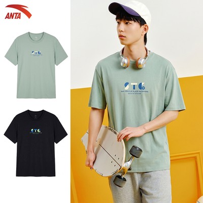 ANTA Nam Áo thun Thời Trang T-Shirt Áo Phông Life Style form rộng rãi 1525B1106
