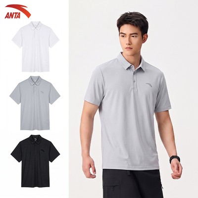 ANTA Nam Business Áo polo tay ngắn Thể Thao Short Sleeve Polo Shirt Pickleball Tập Gym Tennis 1525C7120