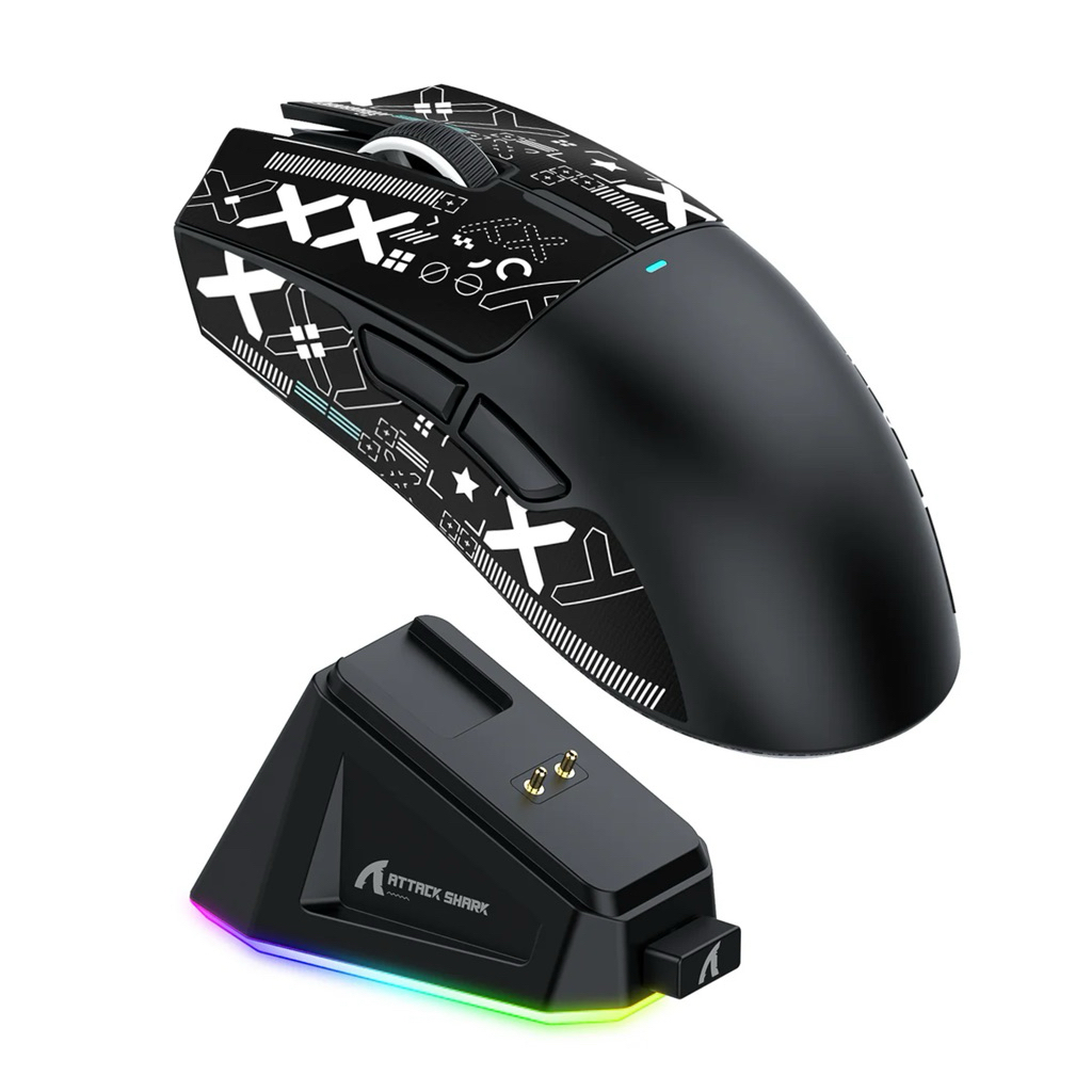 Chuột chơi game không dây ATK X11 Pro - Chuột Gaming Wireless chuyên game FPS, Tốc độ phản hồi 8K