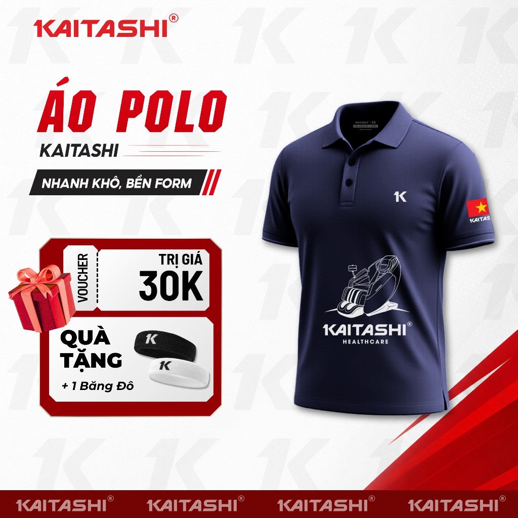 ÁO POLO THỂ THAO KAITASHI NAM NỮ, ÁO PICKLEBALL CO GIÃN 4 CHIỀU, THOÁNG MÁT, NHANH KHÔ, DỄ VẬN ĐỘNG