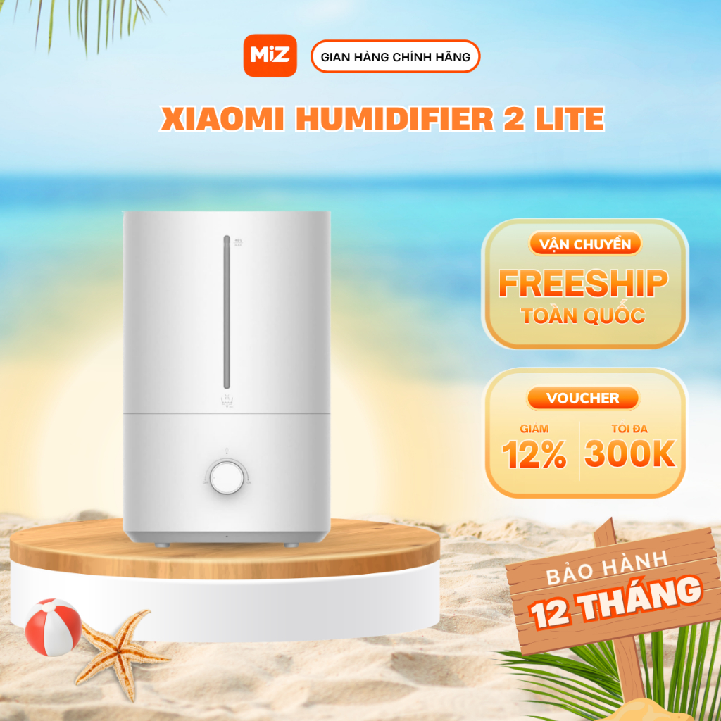 Máy phun sương tạo ẩm Xiaomi Smart Humidifier 2 Lite dung tích 4L - Hàng chính hãng