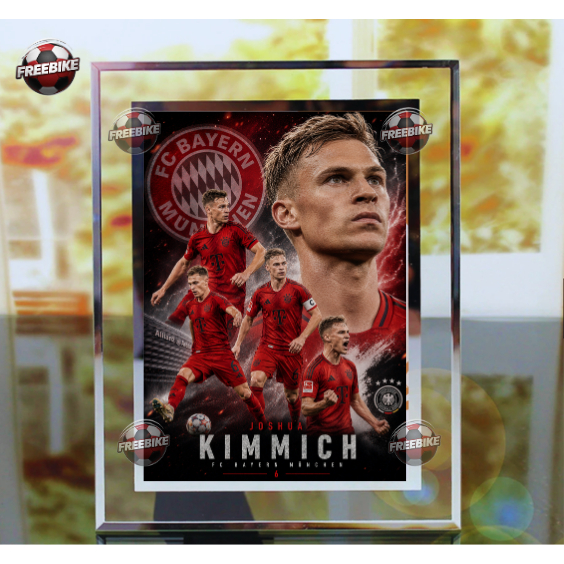KHUNG POSTER JOSHUA KIMMICH BẰNG KÍNH PHA LÊ CAO CẤP