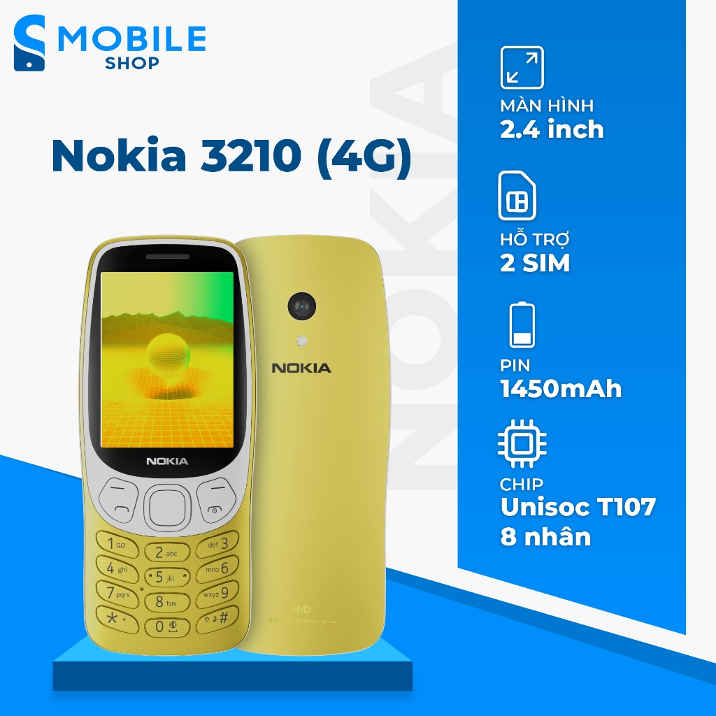 Điện thoại Nokia 3210 (4G) Chính Hãng