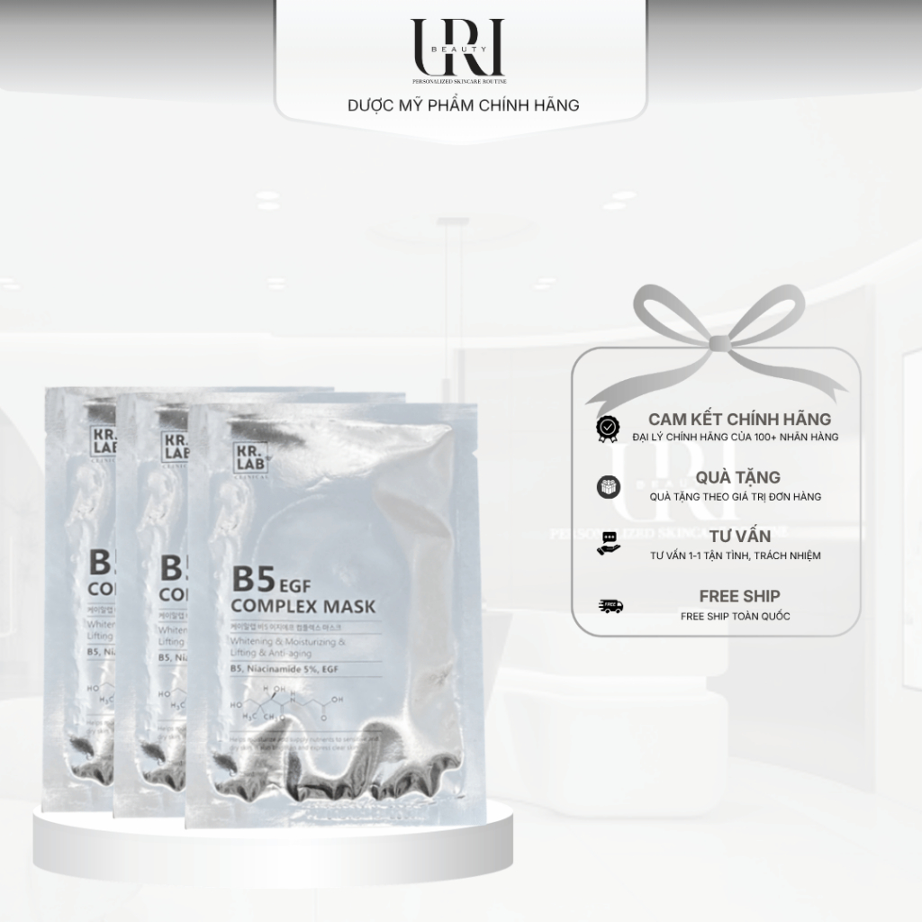 [Công Ty] KRLAB Mask B5 EGF Complex Mask – Mặt Nạ Phục Hồi, Dưỡng Ẩm Sâu