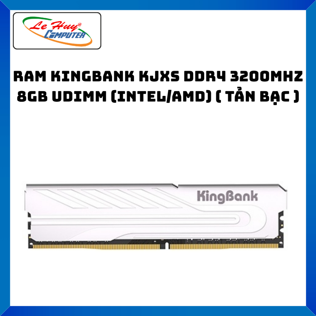 Ram KINGBANK KJXS DDR4 3200MHz 8GB UDIMM  (Intel/AMD) ( Tản Bạc ) - Hàng Chính Hãng