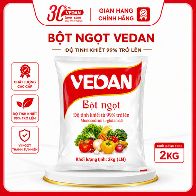 Bột Ngọt VEDAN 2kg - Size LM