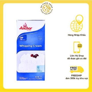 Anchor Kem Sữa Whipping Cream 1L 35% ( DATE 20/10/2026 )