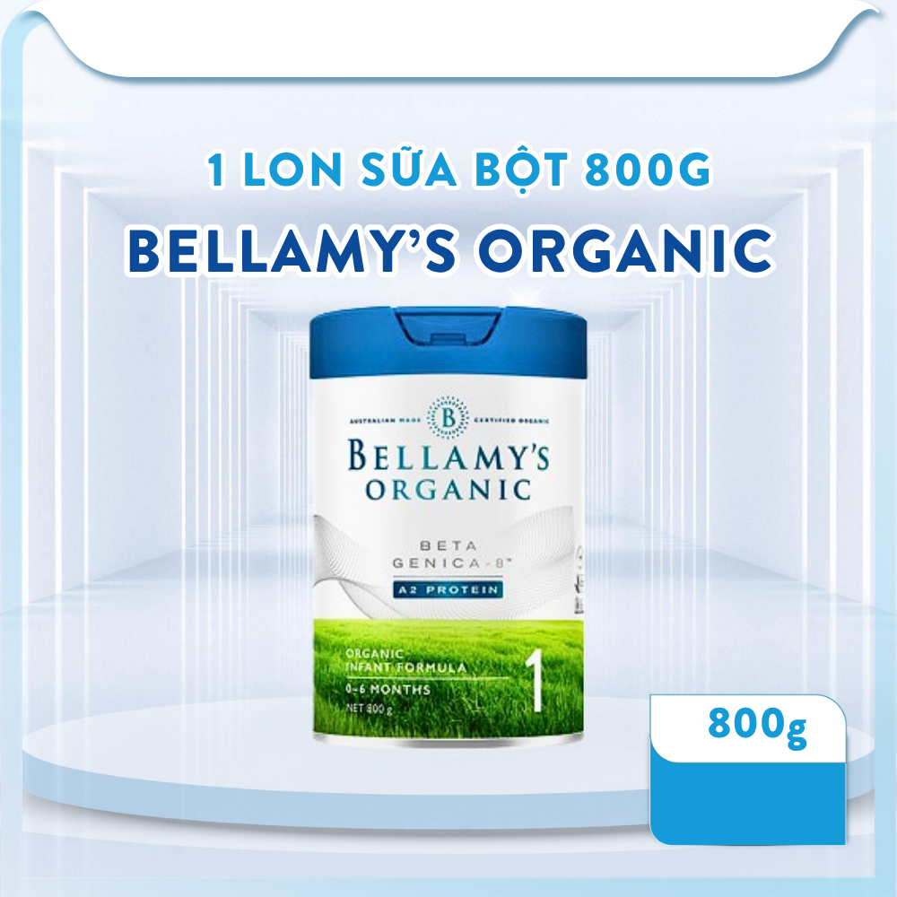 Sữa Bellamy’s Organic Beta Genica-8™ số 1/2/3/4 (Đạm A2) 800g