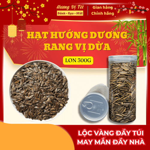 [Hoả tốc HCM] Hạt Hướng Dương Rang Dừa, Hướng Dương Rang Vị Dừa, Hướng Dương Cốt Dừa