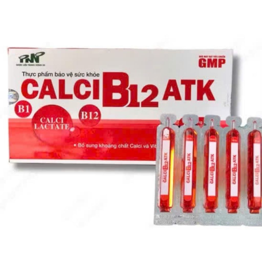 canxi b12 ATK hỗ trợ bổ sung canxi và vitamkn B1, B12 cho cơ thể